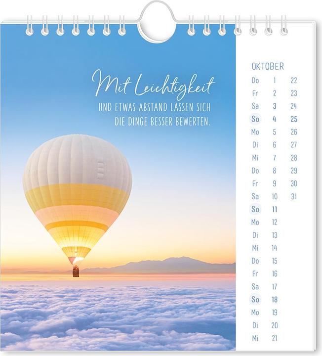 Produktbild Postkartenkalender 2026 Lichtblicke (16 x 17 cm, Deutsch)