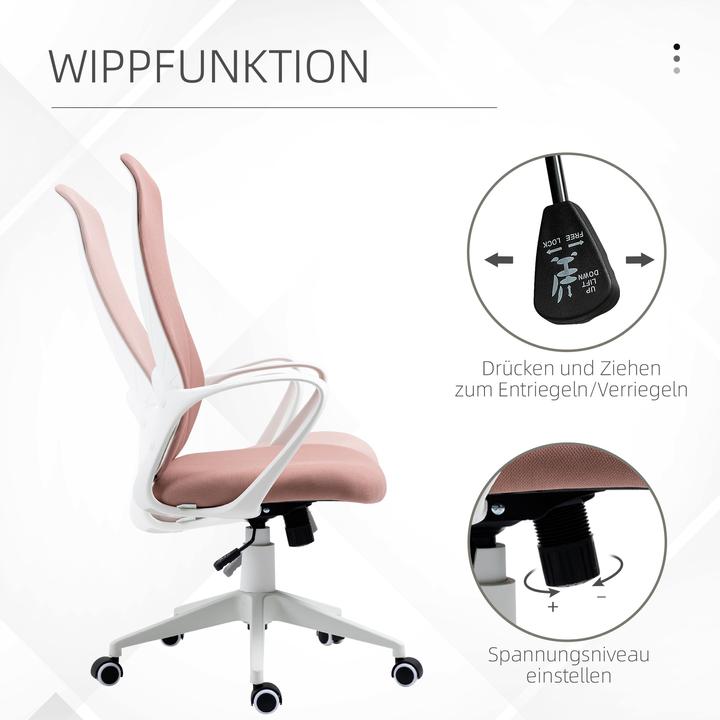 Produktbild Vinsetto Bürostuhl mit Wippfunktion