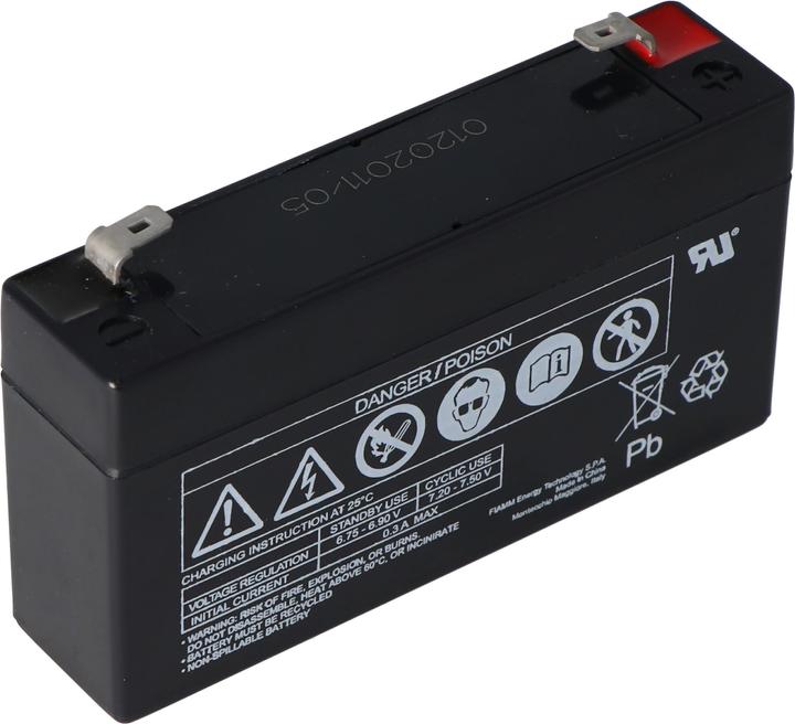 Produktbild Fiamm Akku FG10121 Blei-Gel Akku 6 Volt, 1,2Ah (6 V, 1.20 Ah)