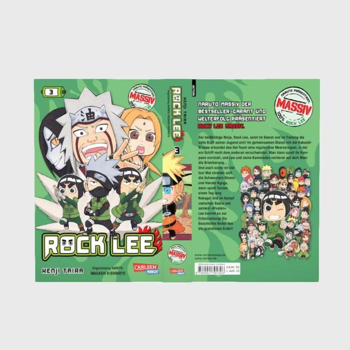 Image du produit Rock Lee Massiv 3 (Allemand, Kenji Taira, Miyuki Tsuji, Masashi Kishimoto, 2024)