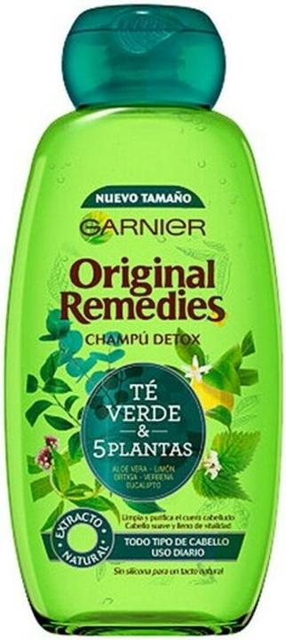 Garnier ORIGINAL REMEDIES champú 5 plantas 300 ml (300 ml, Flüssiges Shampoo)