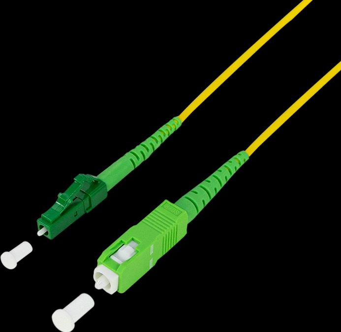 Actual product image LogiLink Fibre optic patch cable, SC plug - LC plug, OS2, 20 m (UTP, CAT6, 20 m)