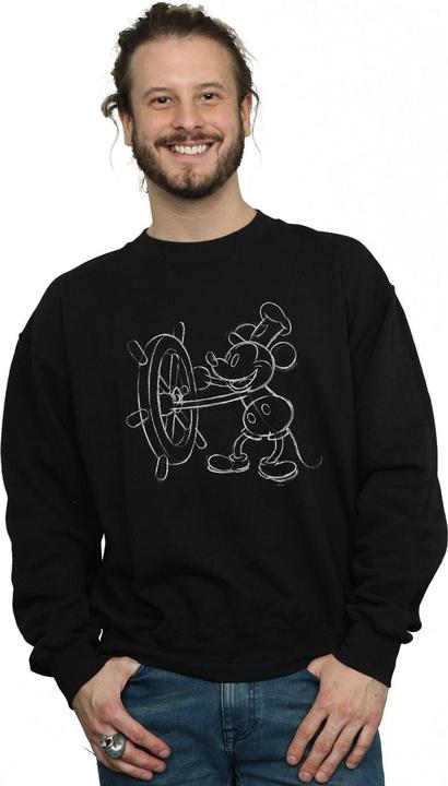 Produktbild Disney Mickey Mouse Steamboat Sketch Sweatshirt (M)