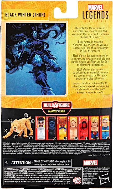 Actual product image Hasbro Marvel Legends action figure Black Winter (Thor) (BAF: Marvel's Zabu) 15 cm