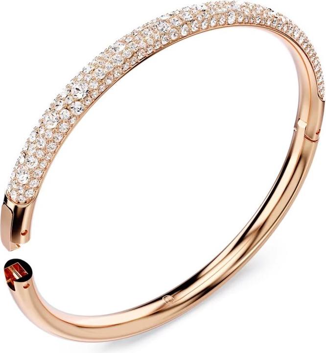 Produktbild Swarovski Meteora Armreif Schnee Pavé Weiss Roségold (Swarovski Metall)