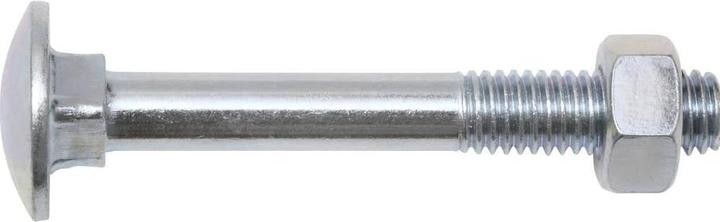 Produktbild SWG 223 6 30 67 Schlossschraube 6 mm 30 mm Vierkant DIN 603 Stahl verzinkt 50 (50 Schrauben pro Stück)