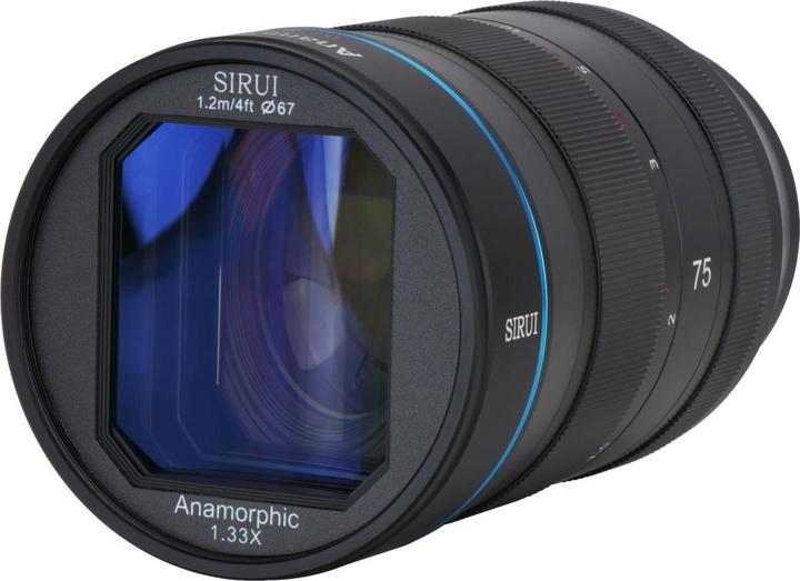 Image du produit Sirui Focale fixe 75 mm F1.8 anamorphique (Nikon Z, APS-C / DX)