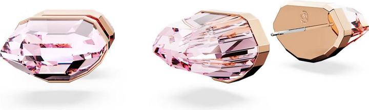 Actual product image Swarovski Lucent Stud Earrings Pink Rose Gold (Swarovski Metal)