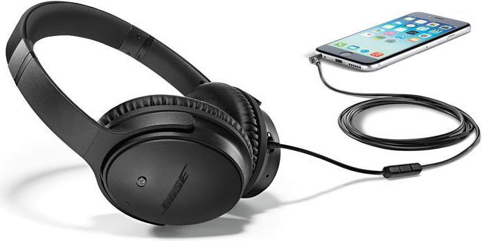 Bose QuietComfort 25 (iOS Remote) (ANC, 35 h)