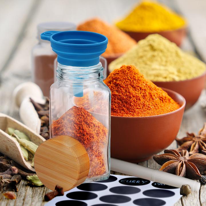 Actual product image Relaxdays Spice jar set (0.12 l)