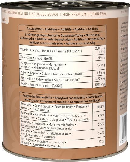 Image du produit Catz Finefood No.09 Sauvage (Adulte, 1 pcs, 800 g)