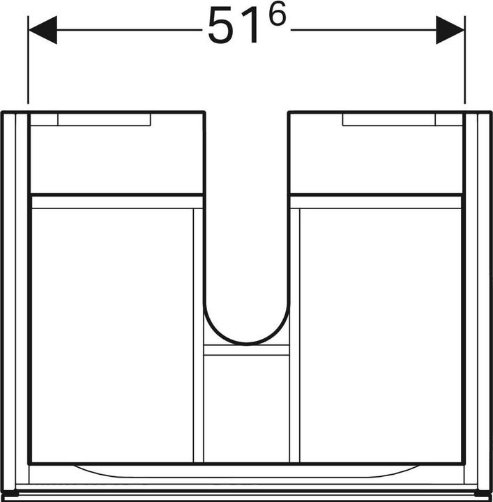 Actual product image Geberit 500.505.00.1 (58 x 46 x 22 cm)