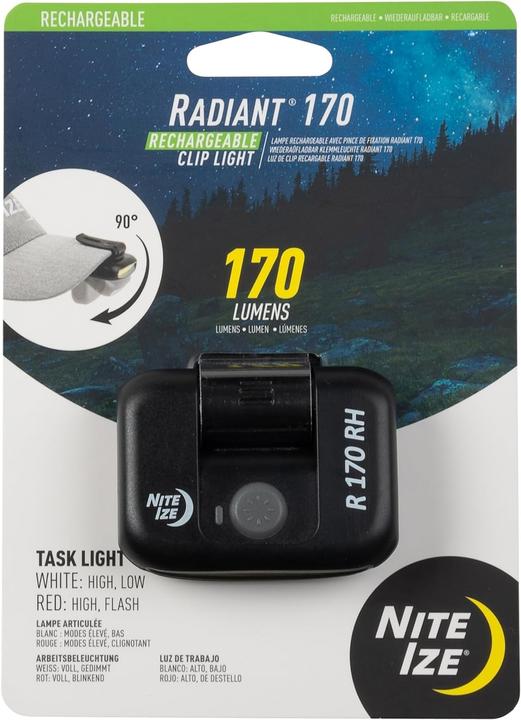 Produktbild Nite Ize Radiant 170 Rechargeable Clip Light (170 lm)