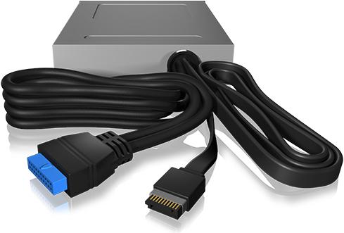 Produktbild Icy Box IcyBox MultiReader 4xCard 2xUSB 3.0 IB-865a (USB)