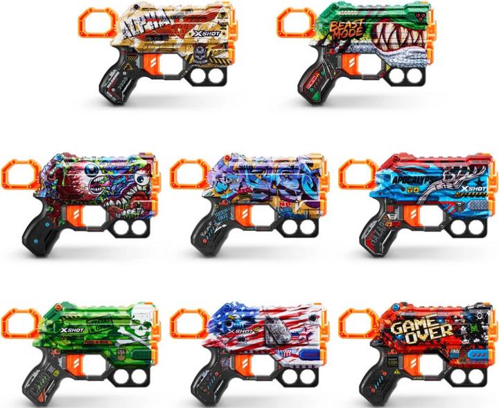 Image du produit Xshot Pistolet Skin Menace 8 Flechettes