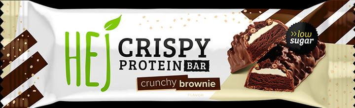 Actual product image HEJ Nutrition HEJ Crispy Protein Bar (12 x 45g) (Crunchy brownie, 1 pcs., 540 g)