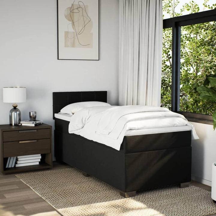 Immagine prodotto VidaXL Bo x letto a molle con materasso 90 x 200 cm in tessuto (90 x 200 cm, 90 x 200 cm)