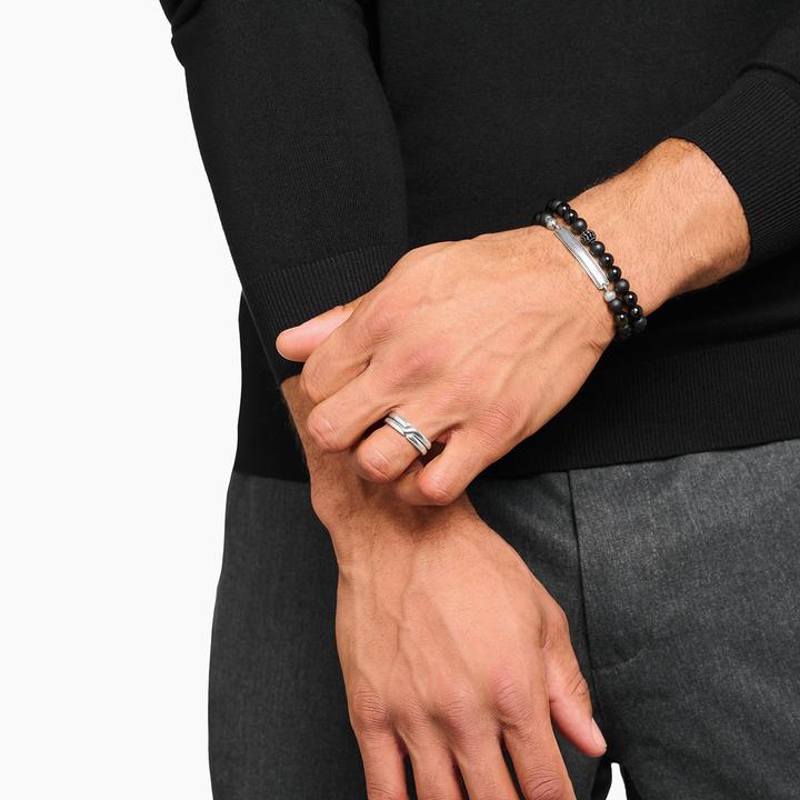 Actual product image Thomas Sabo Ring gekreuzt Silber (60, 925 Silver)