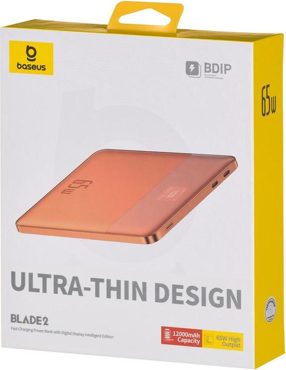 Produktbild Baseus Blade2 Series Fast Charge Powerbank 65W 12000mAh (12000 mAh, 65 W)