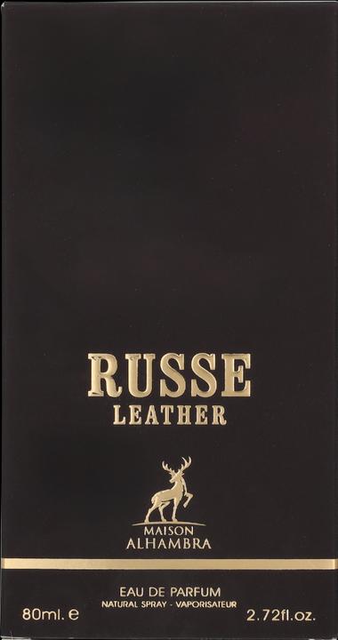 Image du produit Alhambra Russe Leather - EDP - Volume : 80 ml (Eau de parfum, 80 ml)
