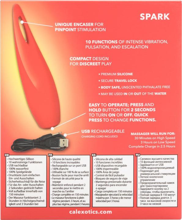 Actual product image CalExotics Red Hot Spark