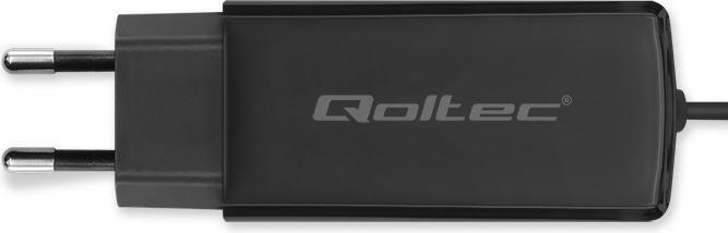 Image du produit Qoltec 52419 65 W GaN Super-Schnellladegerät | 5–20 V | 3–3 25 A | USB-C 3.1 (65 W)
