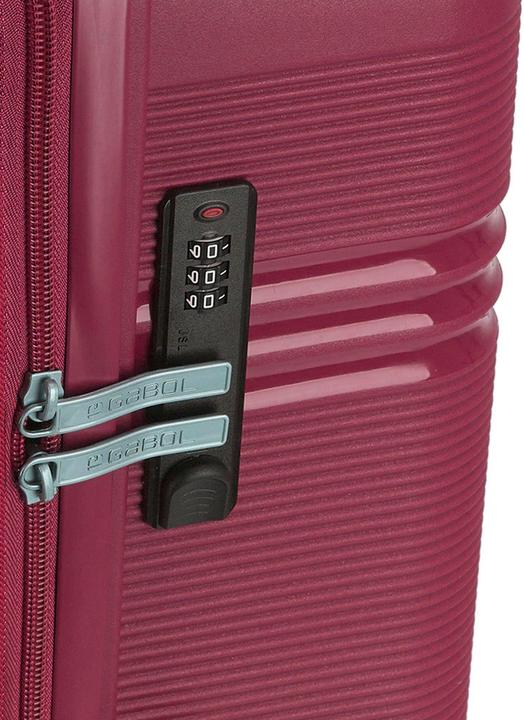 Immagine prodotto Gabol Set di valigie Saori a 4 ruote 3 pezzi con piega elastica (220 l, XL (da 115l))