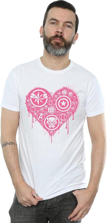 Immagine prodotto I Heart Avengers Maglietta Uomo (M)