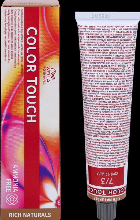 Actual product image Wella Color Touch Rich Naturals (7/3 medium blonde gold)