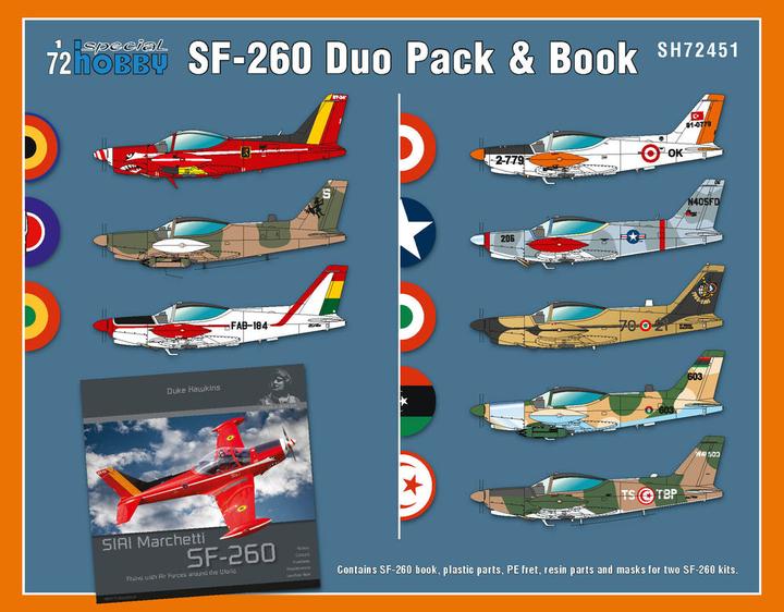 Image du produit Special Hobby SIAI-Marchetti SF-260 Duo Pack & Book