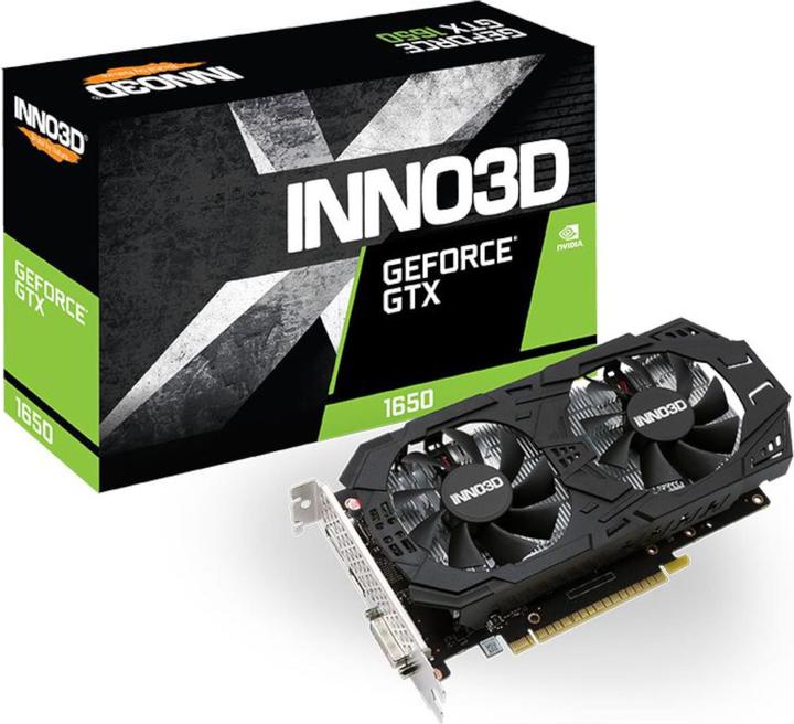 Actual product image Inno3D GeForce GTX 1650 GDDR6 TWIN X2 OC V (4 GB)