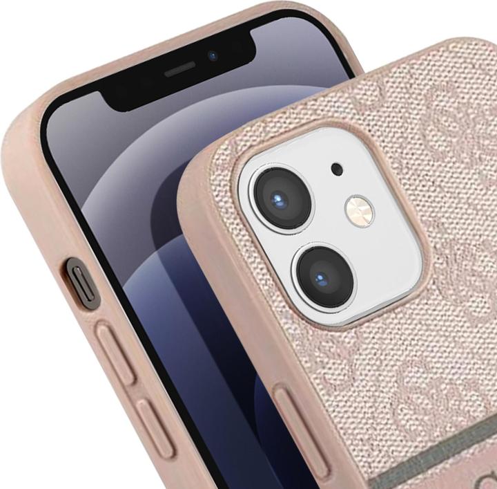 Actual product image Guess Hard Cover 4G Printed Stripe (Realme 12 Pro+, Apple iPhone 12)