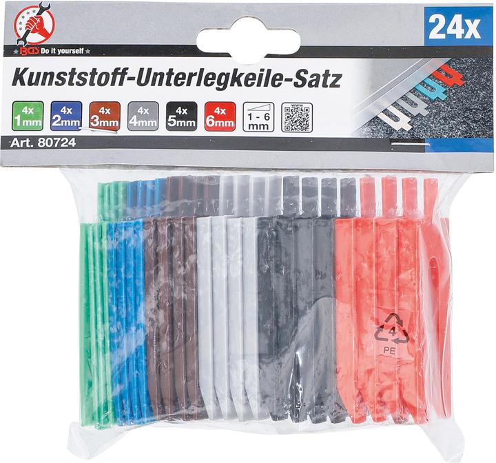 Actual product image BGS Plastic Chock Set 24 pcs.