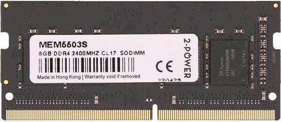 Image du produit 2-Power Value 8GB DDR4 2400MHz CL17 SoDIMM (3 cellules, 5880 mAh)
