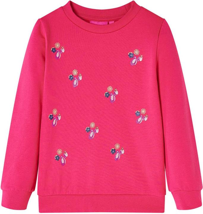 Produktbild VidaXL Kinder-Sweatshirt Knallrosa 128,Material: 95 % Baumwolle. 5 (128)