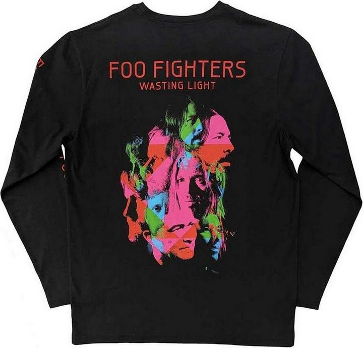 Actual product image Foo Fighters Unisex Adult Wasting Light Long-Sleeved T-Shirt (S)