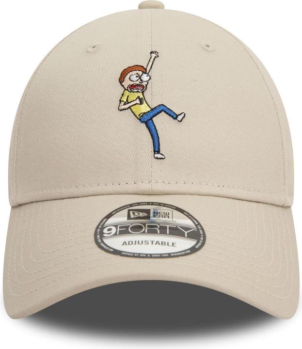 Produktbild New Era 9Forty Strapback Cap - Rick and Morty stone beige
