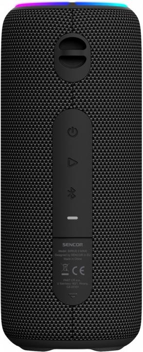 Actual product image Sencor SIRIUSAXI B Bluetooth speaker, power 30 W, LED, TWS