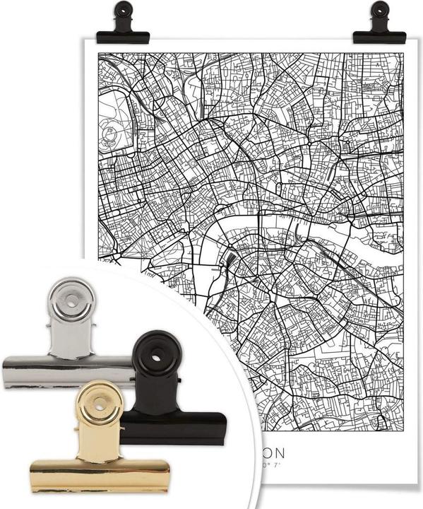 Actual product image Trenddeko London city map (120 x 150 cm)