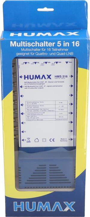 Produktbild Humax Multischalter für 16 Teilnehmer (Multischalter)