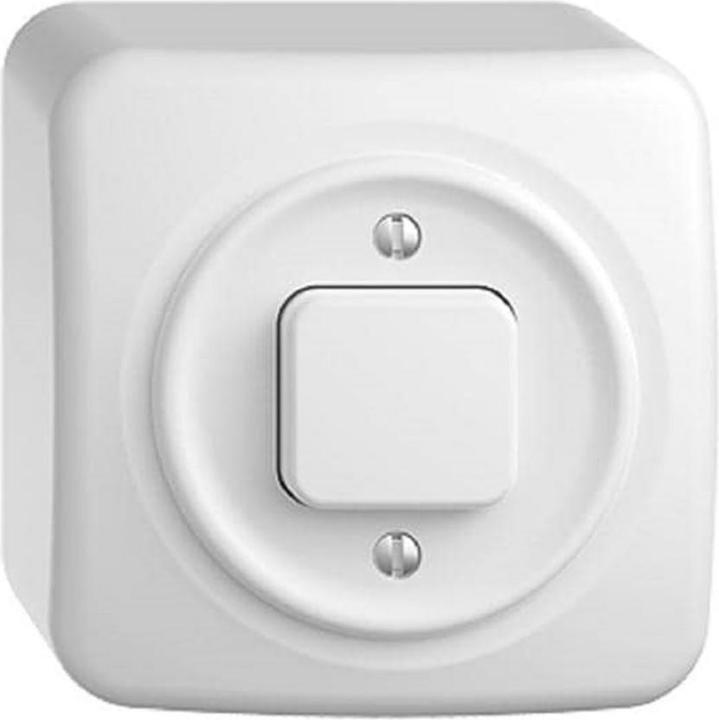 Produktbild Feller AP-Schalter STANDARDdue 6/1 L, Weiss