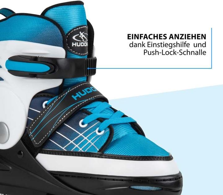 Actual product image Hudora Inline skates Basic, size 30 - 33 - blue (30, 31, 32, 33)