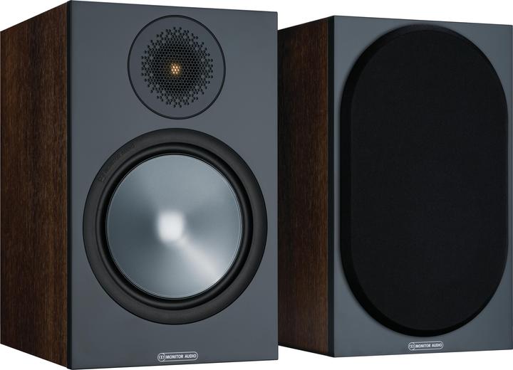 Image du produit Monitor Audio Paire d'enceintes de bibliothèque Bronze 100 Noyer noir (1 paire, 100 W)