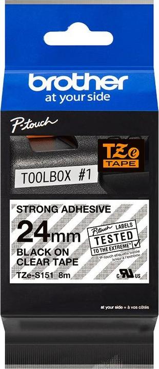 Produktbild Brother Tze-S151 (2.40 cm, Grau)