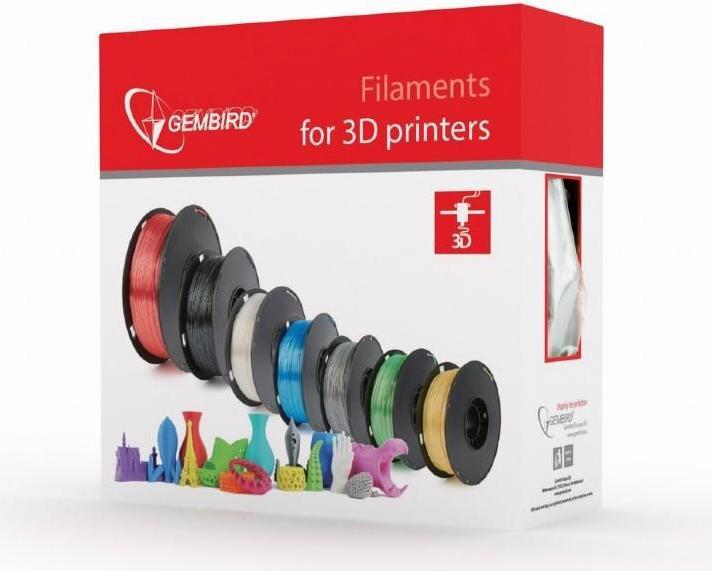 Productafbeelding Gembird 3DP-TPE1.75-01-B Filament TPE FLEXIBLE Mėlyna | 1,75mm | 1kg (TPE, 1.75 mm, 1450 g, Blauw)