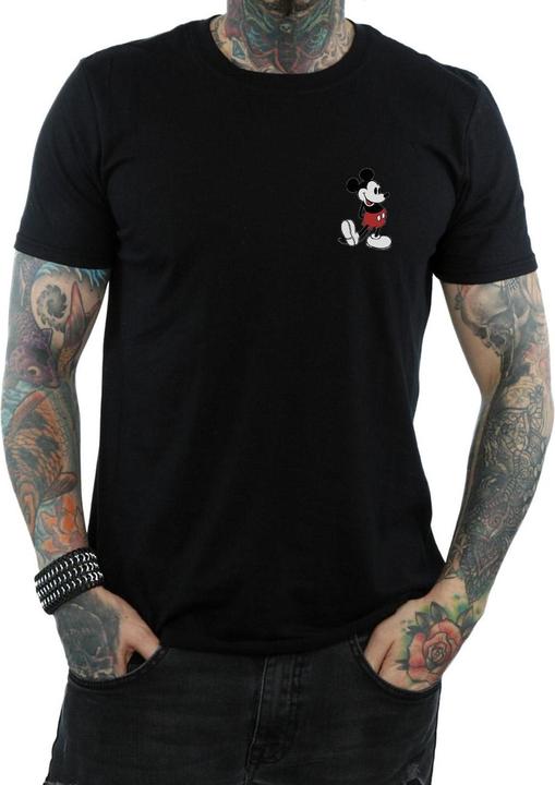 Immagine prodotto Disney Mickey Mouse Kickin Retro Chest Maglietta Uomo (3XL)
