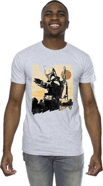 Immagine prodotto Star Wars The Book Of Boba Fett Points Maglietta Uomo (S)
