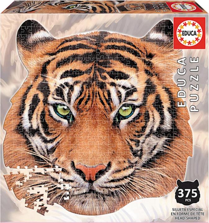 Immagine prodotto Educa Forma Puzzle faccia di tigre 400 pezzi (375 pezzi)