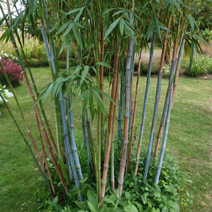 Actual product image Plant in a Box Fargesia papyrifera 'Blue Dragon' - set of 3 bamboos (30 cm)