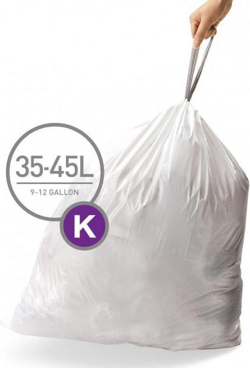 Actual product image Simplehuman Garbage bags for waste bins (20 x, 35 l)